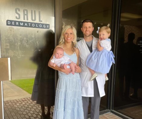 Pictured from left to right: Henry Saul, Mary Allison Saul, Dr. Kenneth Saul, and Ellie Heart Saul.